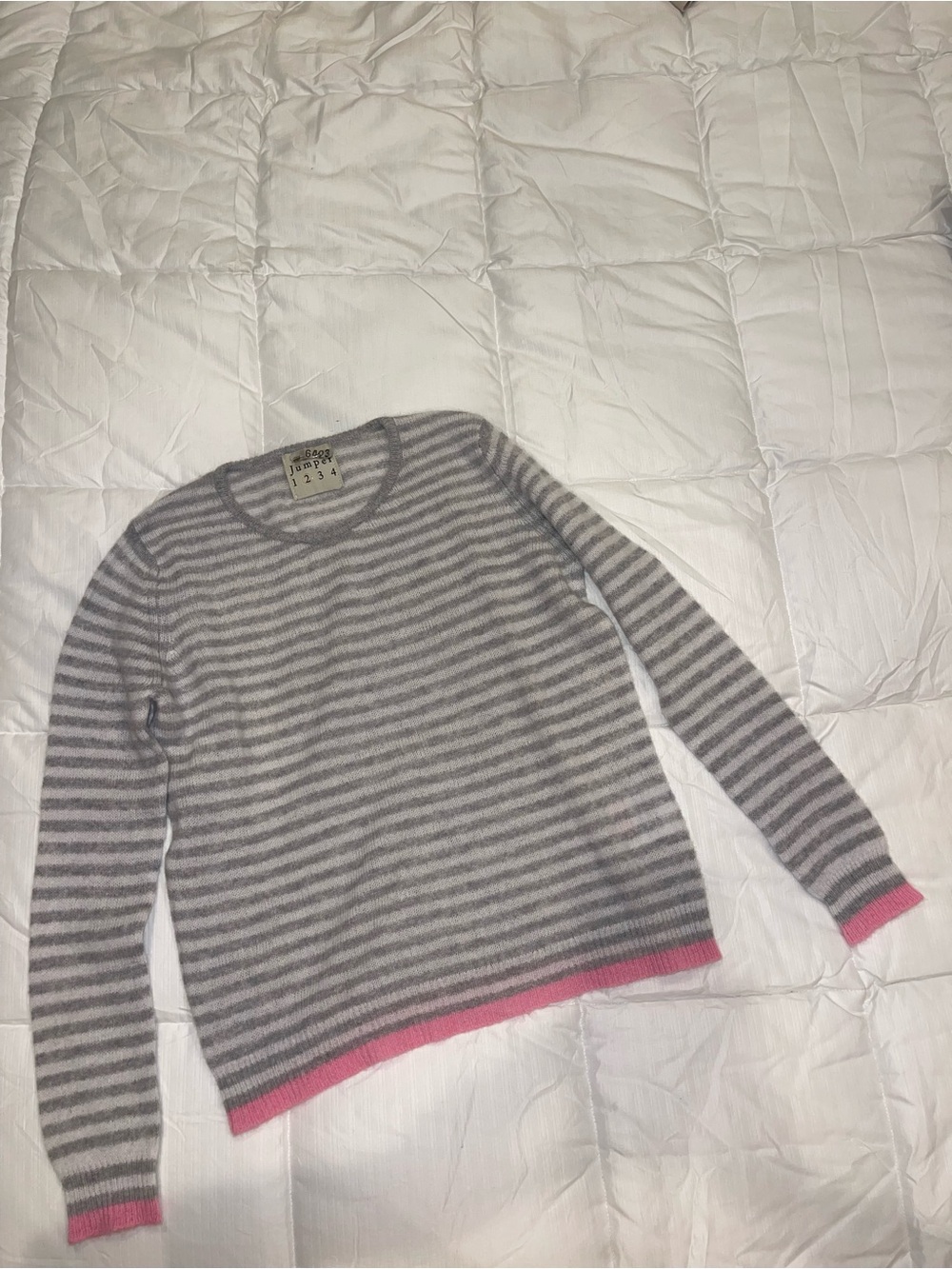 Cashmere striped sweater by Jumper 1234